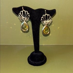 Sophisticated Silver and Gold Chandelier Earrings